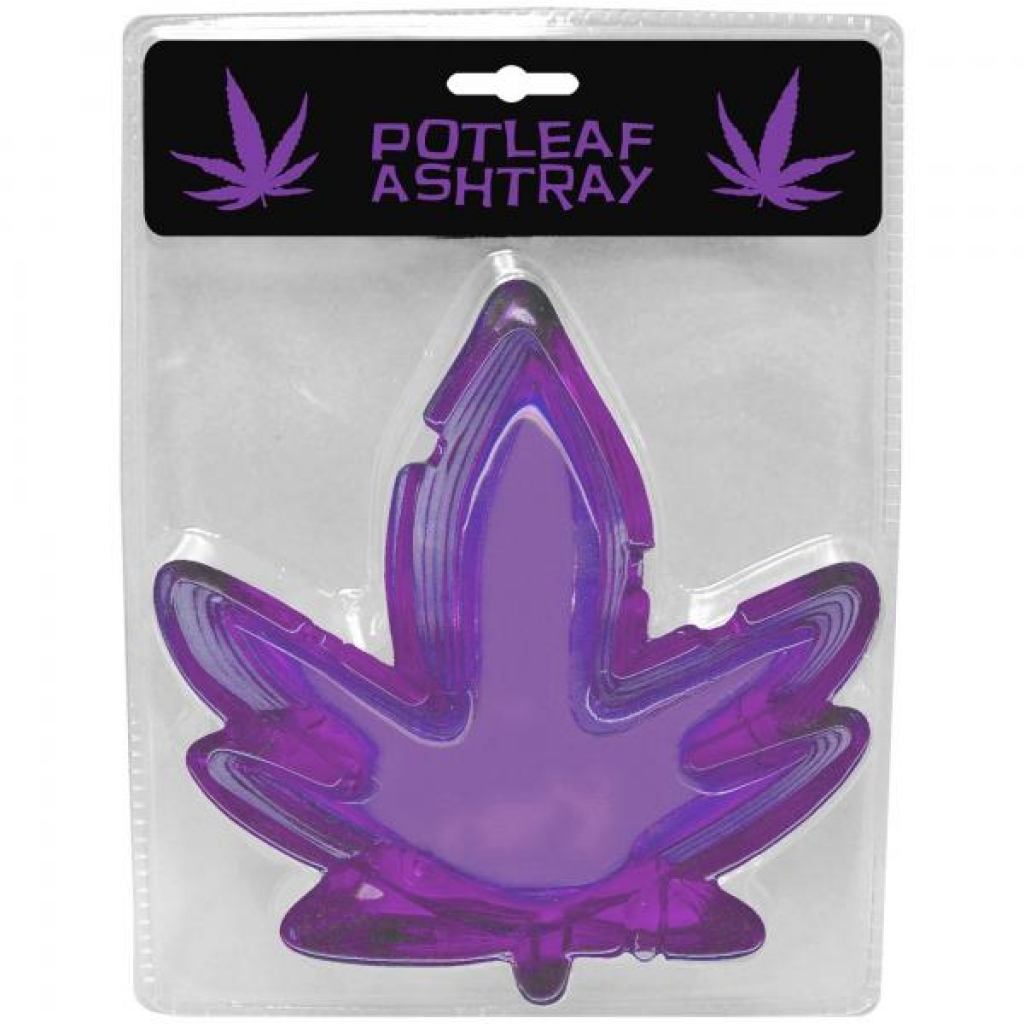 Purple Potleaf Ashtray - Gag & Joke Gifts