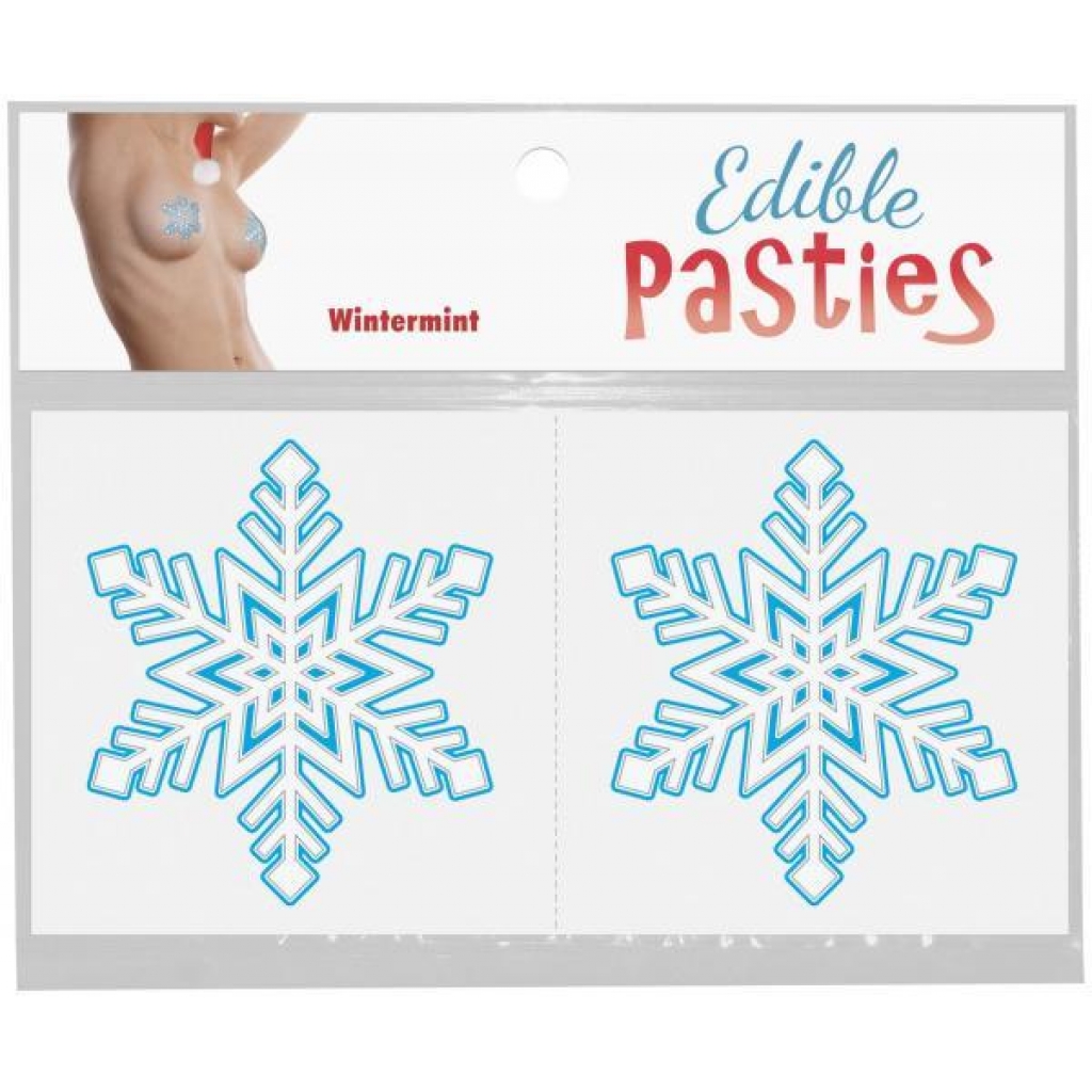 Edible Body Snowflakes Pasties Wintermint - Pasties, Tattoos & Accessories