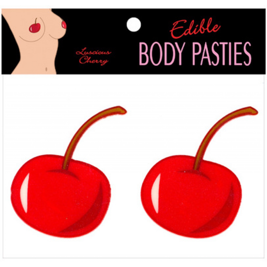 Edible Body Pasties Cherry - Pasties, Tattoos & Accessories