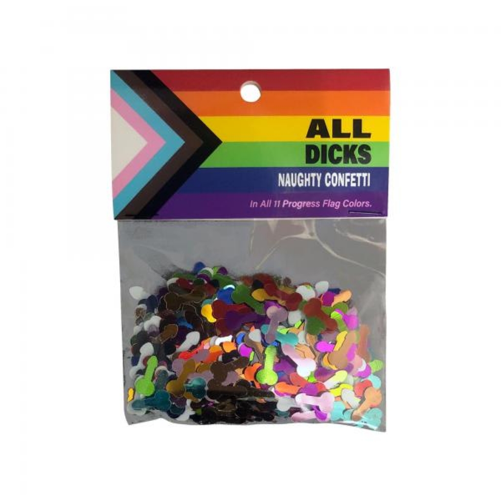 All Dicks Naughty Confetti - Serving Ware