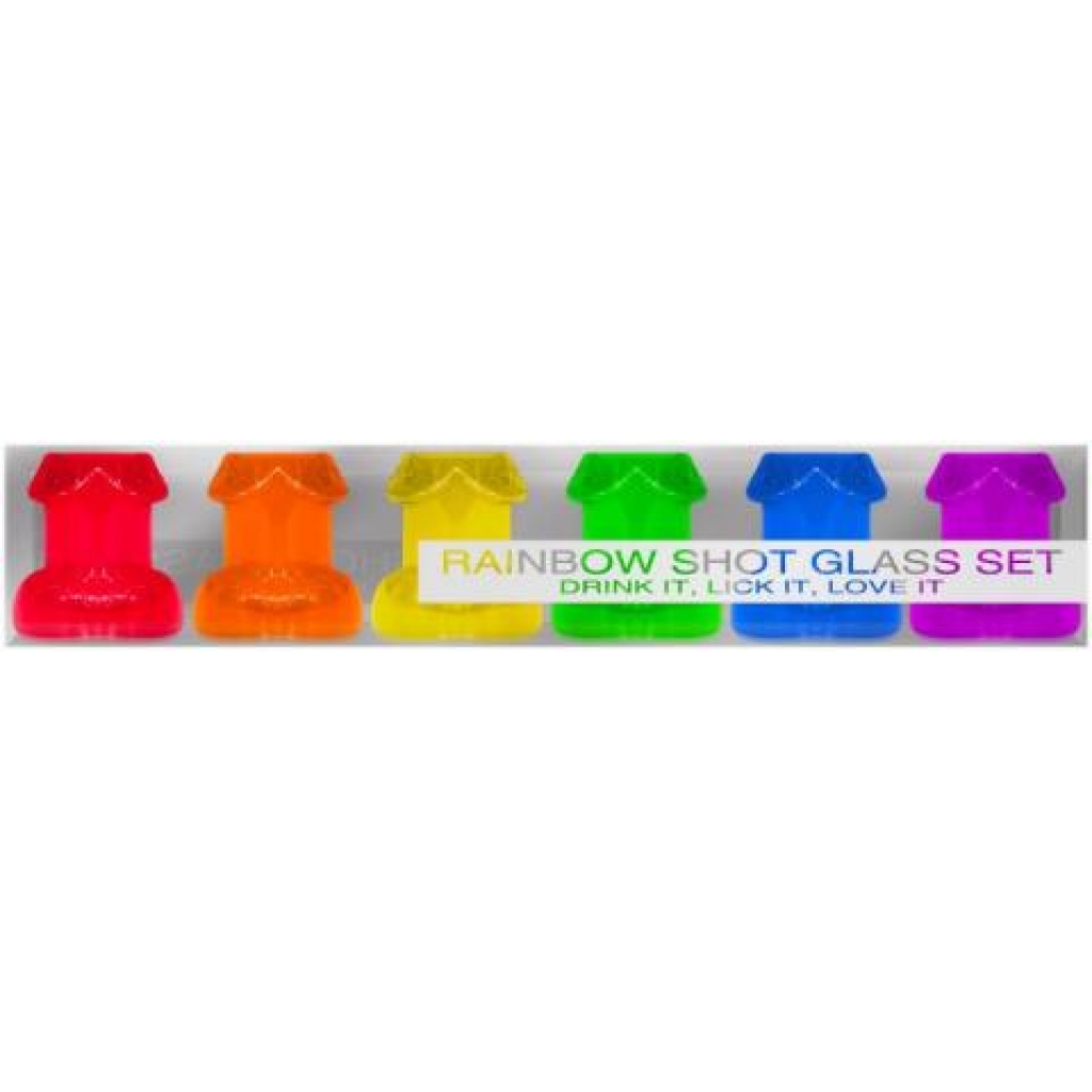 Rainbow Shot Glass Set 6Pc - Serving Ware