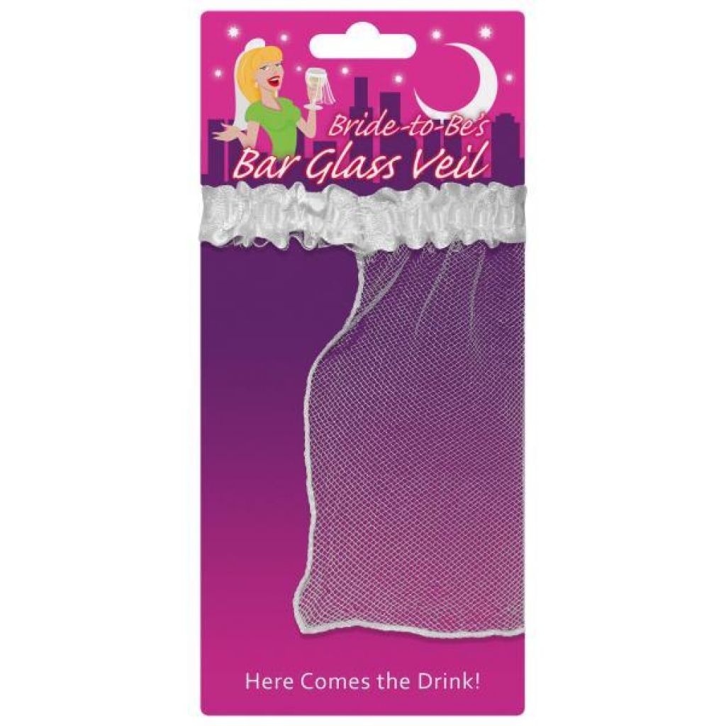 Bride To Be Bar Glass Veil - Party Wear