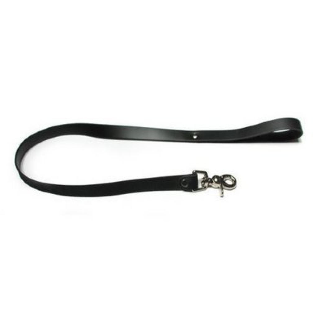 Leash Leather Black - Collars & Leashes