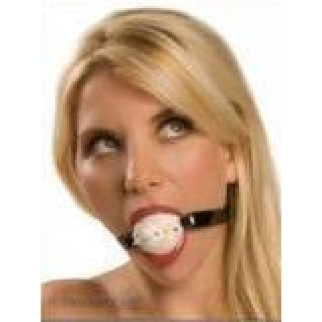 Jawbreaker Gag with Black Strap - Fun and Kinky