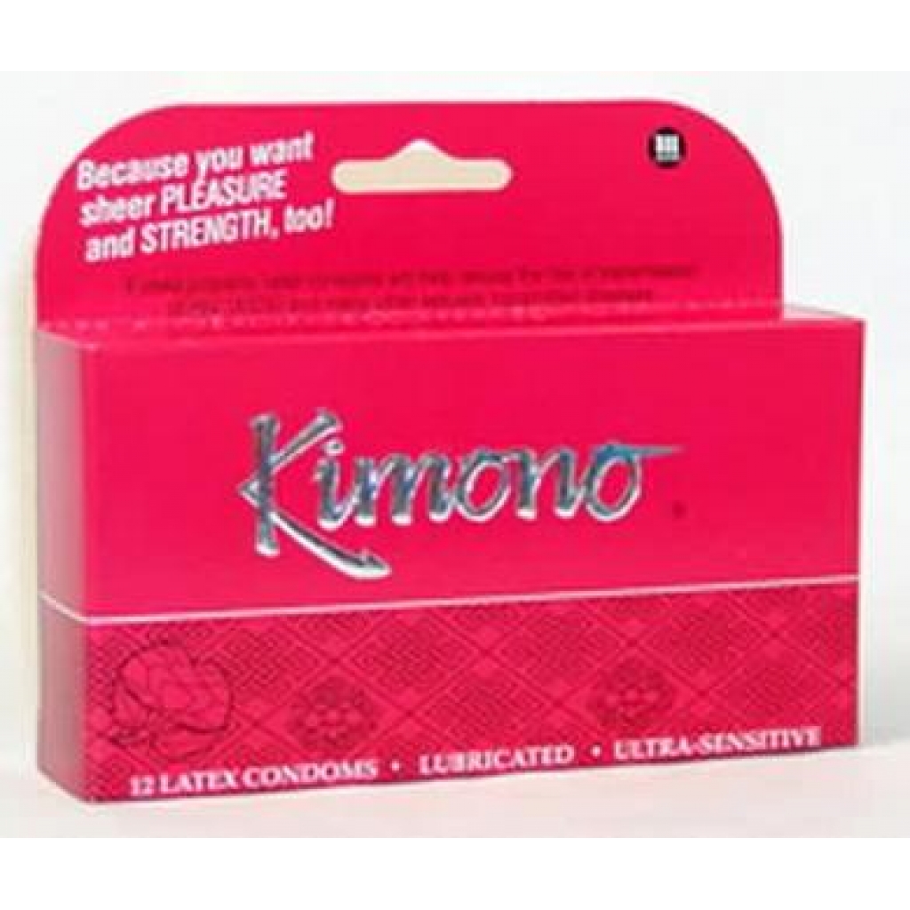 Kimono Lubricated Condom - 12 Pack