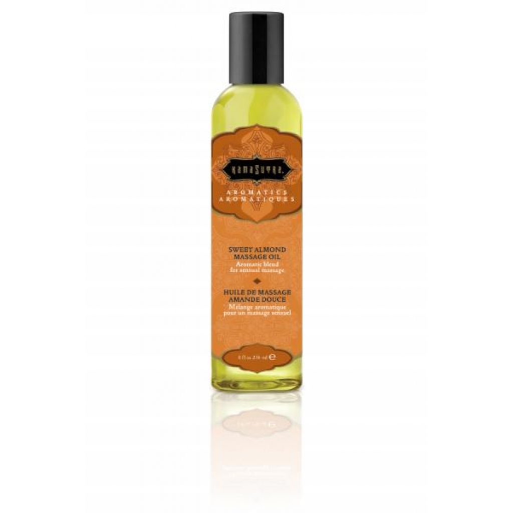 Aromatic Massage Oil Sweet Almond 8oz - Sensual Massage Oils & Lotions
