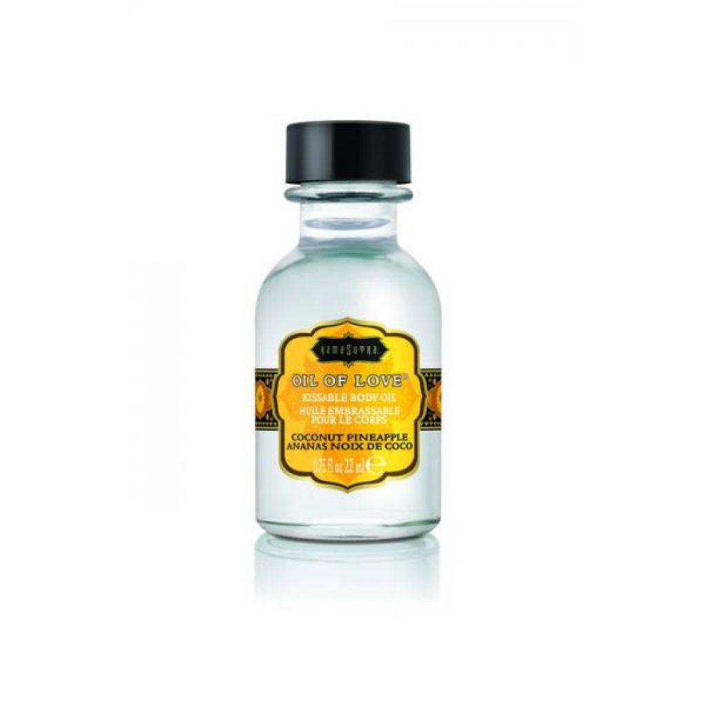 Kama Sutra Oil Of Love Coconut Pineapple .75oz - Lickable Body