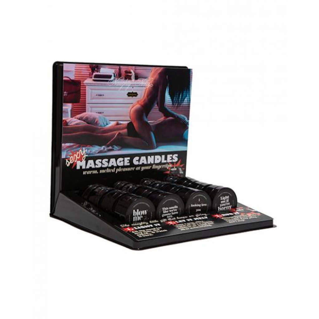 Massage Candle 2oz Prepack Display - Massage Candles