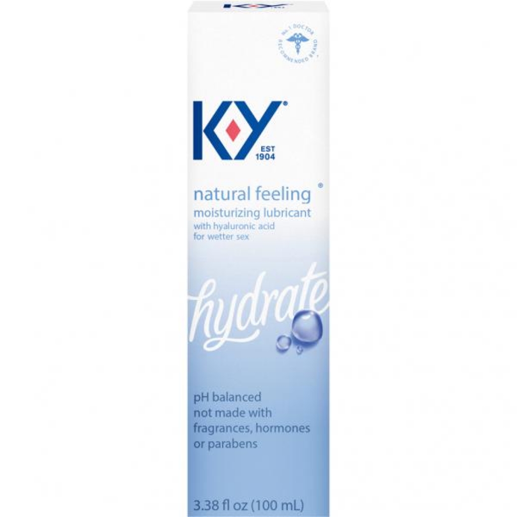 KY Natural Feeling Lubricant with Hyaluronic Acid 3.38oz