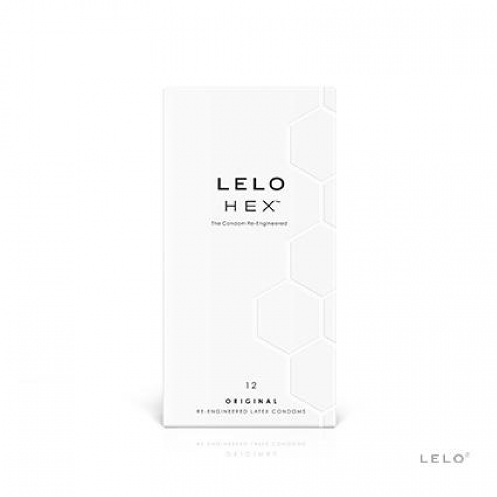 Lelo Hex Original Latex Condom 12 Pack - Condoms