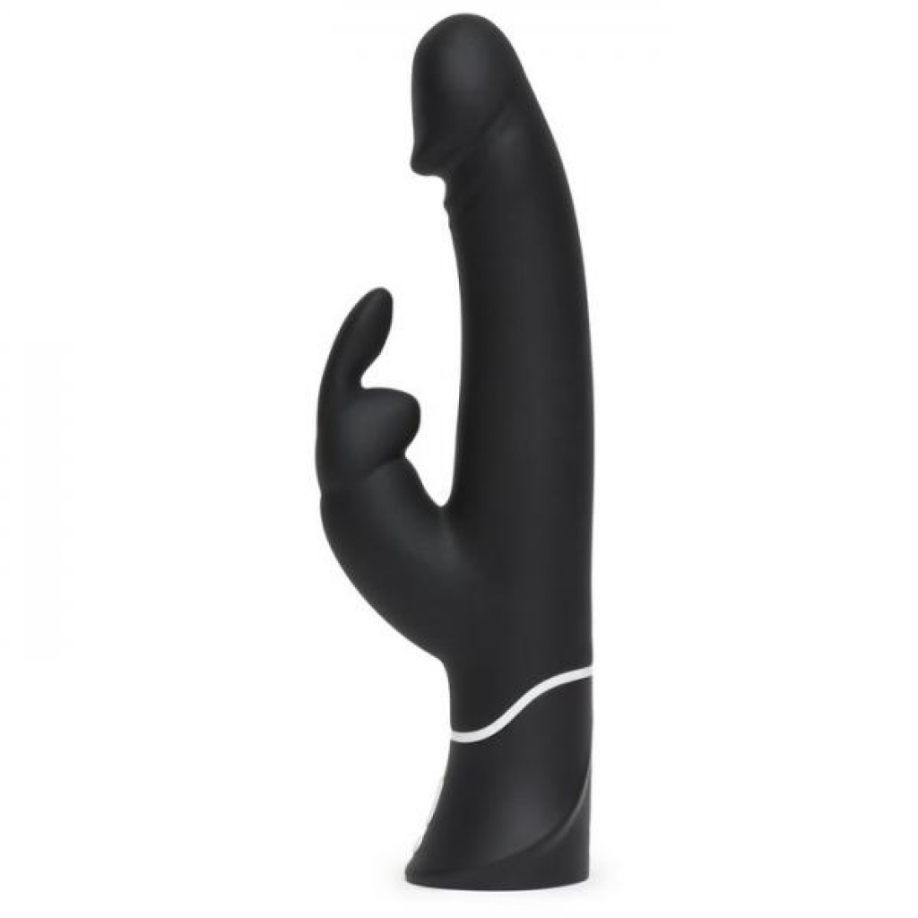 Happy Rabbit Realistic Black Vibrator - Rabbit Vibrators