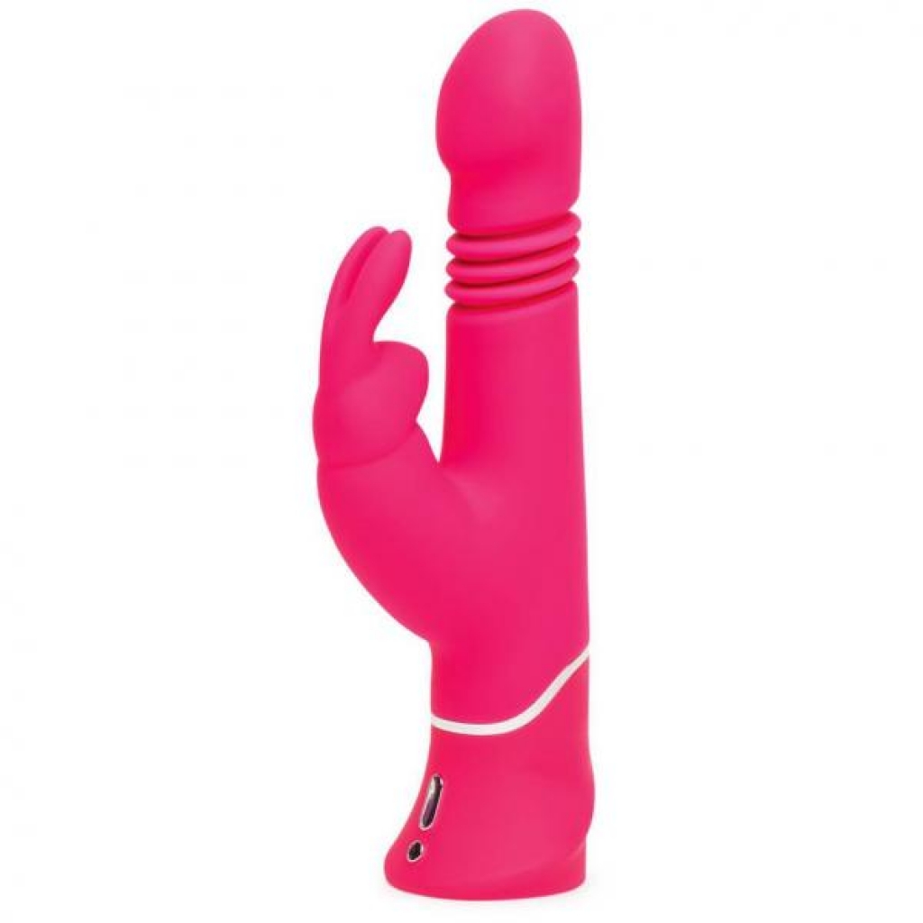 Happy Rabbit Thrusting Rechargeable Rabbit Pink - Rabbit Vibrators