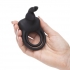 Happy Rabbit Cock Ring Rechargeable Black - Couples Vibrating Penis Rings