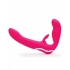 Happy Rabbit Rechargeable Pink Vibrating Strapless Strap On - Strapless Strap-ons