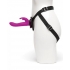 Happy Rabbit Vibrating Strap On Harness Set Purple - Harness & Dong Sets