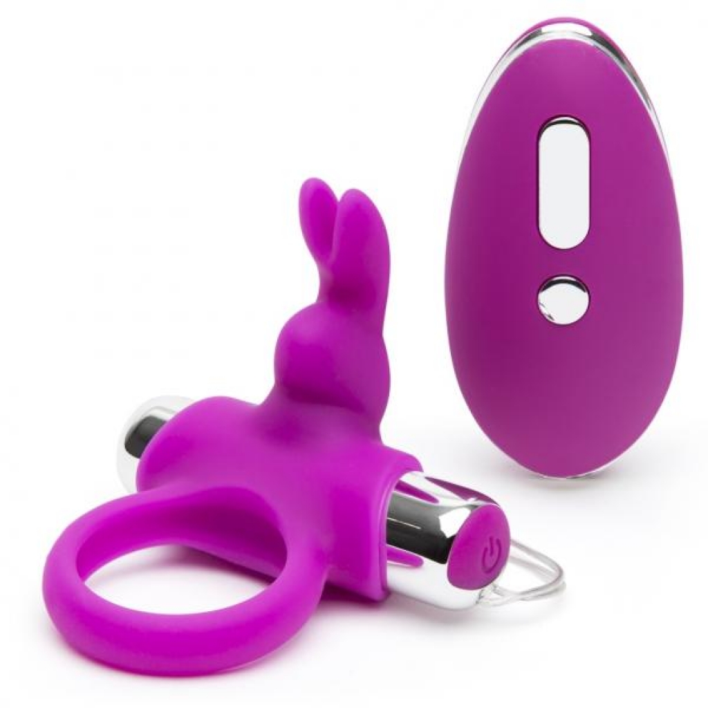 Happy Rabbit Vibrating Cock Ring Purple - Couples Vibrating Penis Rings