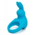 Happy Rabbit Rabbit Cock Ring Blue - Couples Vibrating Penis Rings