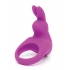 Happy Rabbit Rabbit Cock Ring Purple - Couples Vibrating Penis Rings