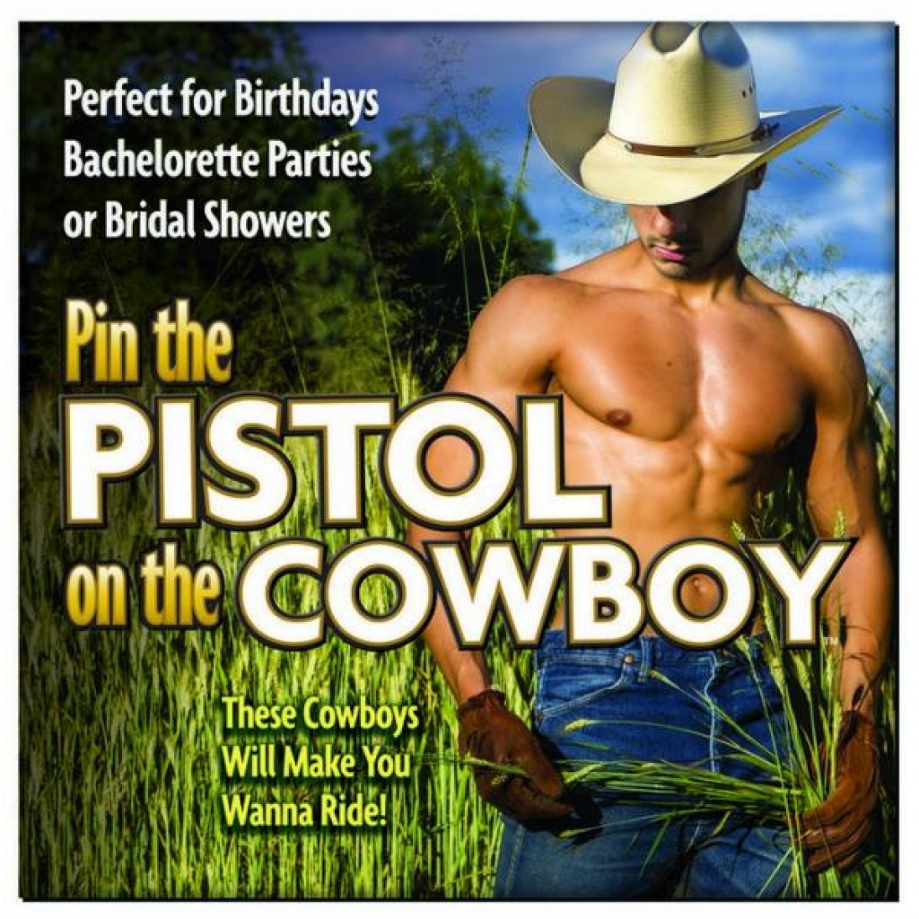 Pin The Pistol On The Cowboy Game - Party Hot Games