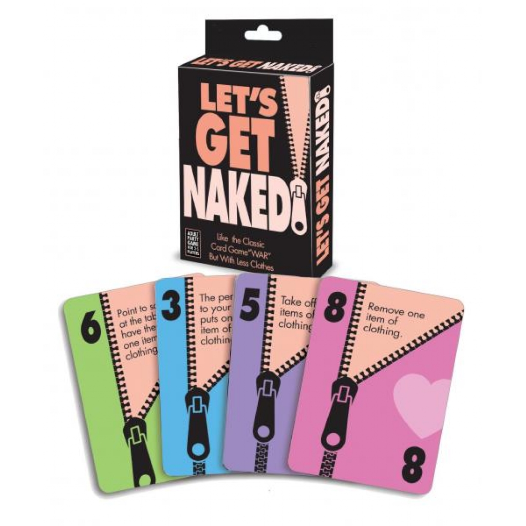 Let's Get Naked Party Card Game - Party Hot Games