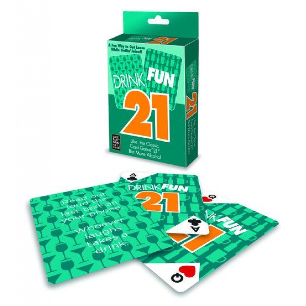 Drink Fun 21 Card Game - Party Hot Games