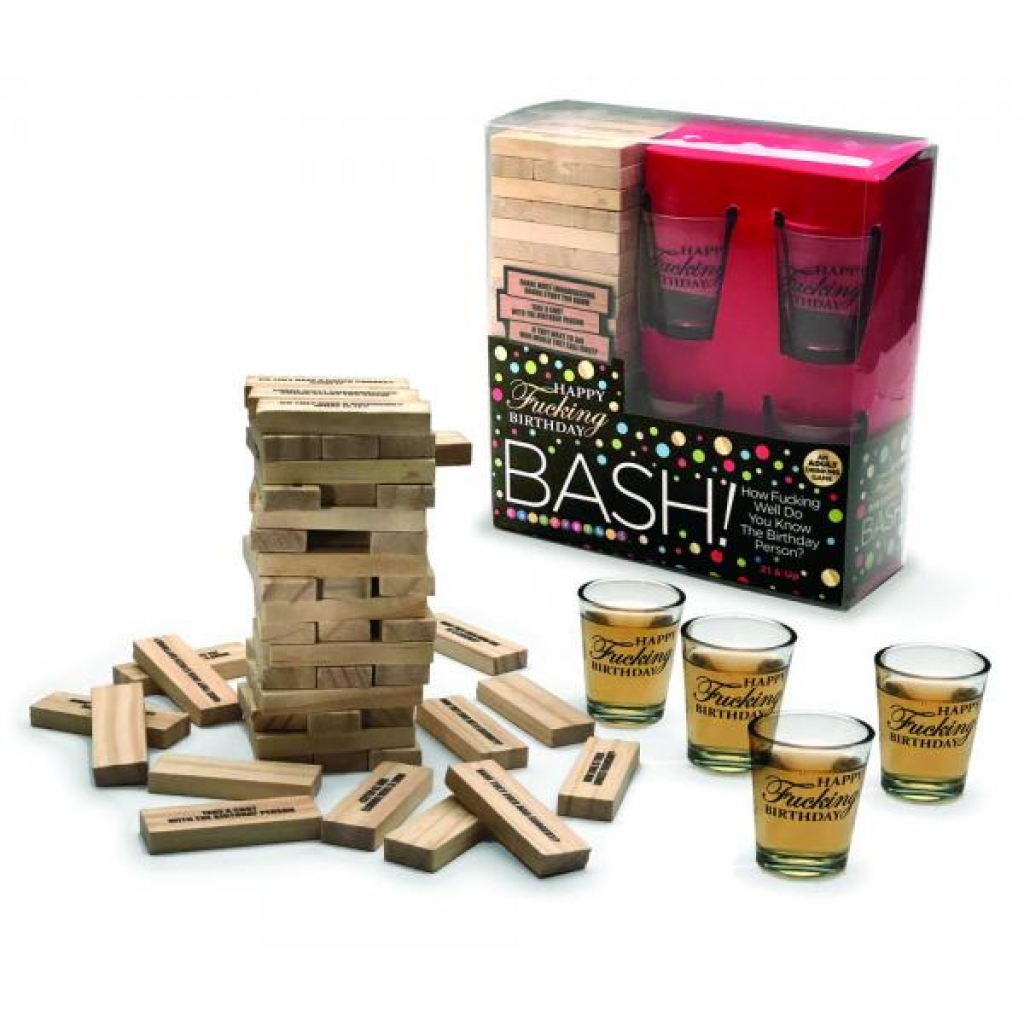 Happy F*ing Birthday Bash Drinkin Game - Party Hot Games