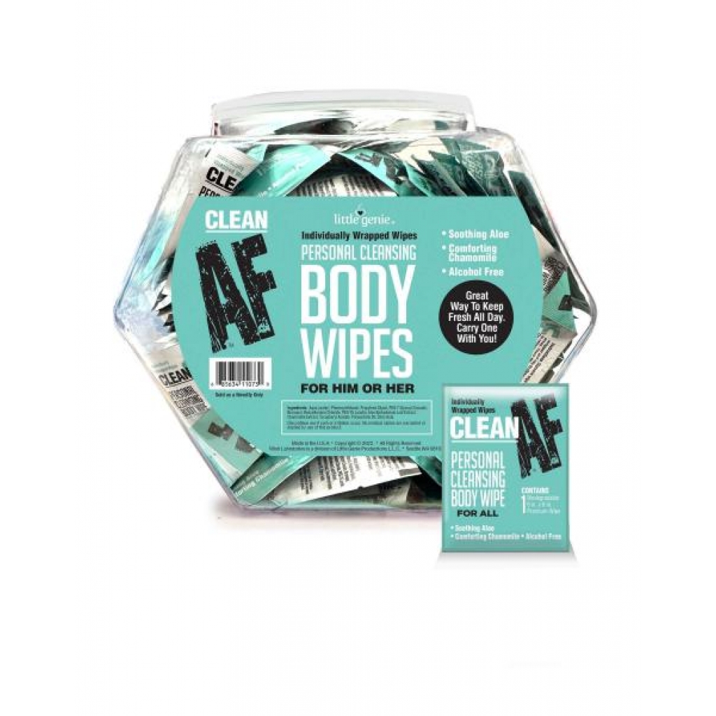 Clean Af Fishbowl 96 Pc Individual Body Wipes - Cleaning Wipes