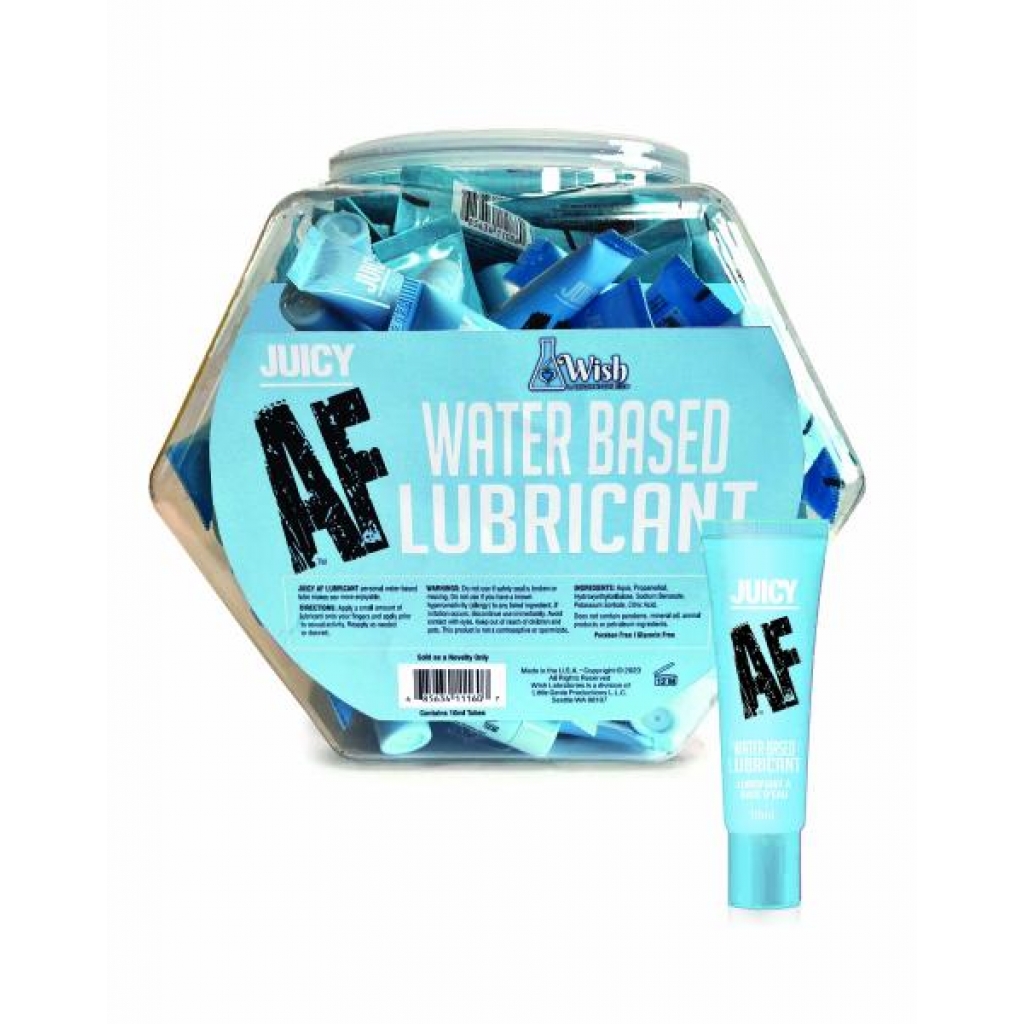 Juicy Af Lube 10ml Water Based Fishbowl - Lubricants