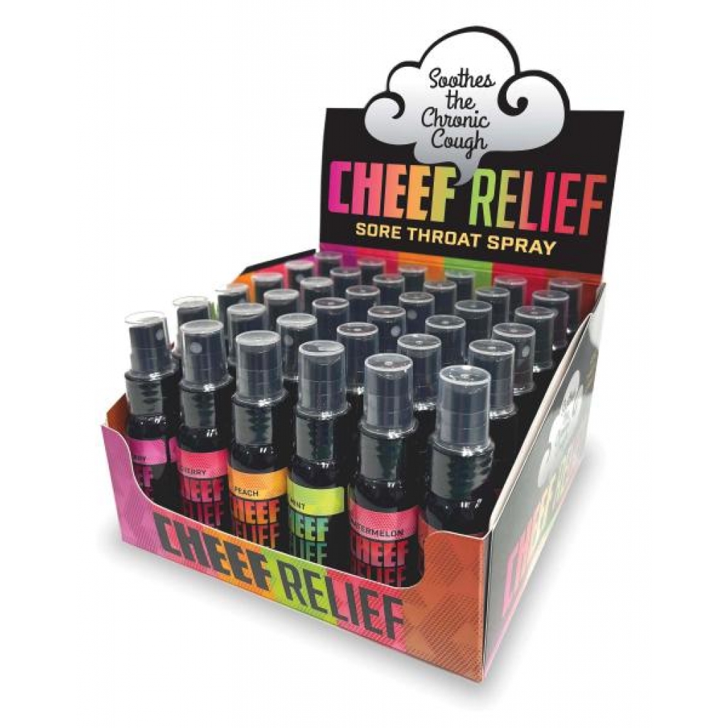 Cheef Relief Display 36 Pcs - Oral Sex