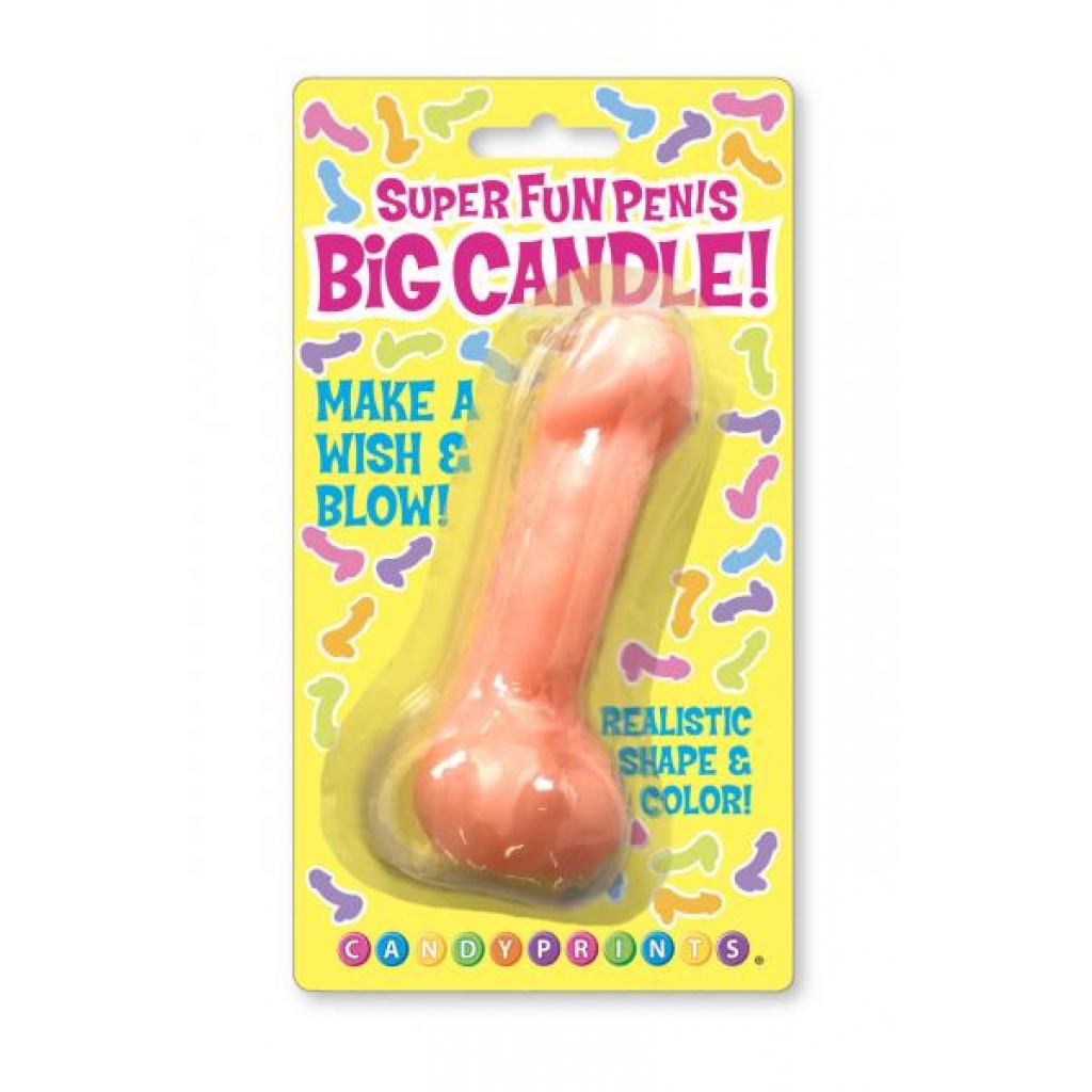 Super Fun Penis Big Candle Pink - Serving Ware