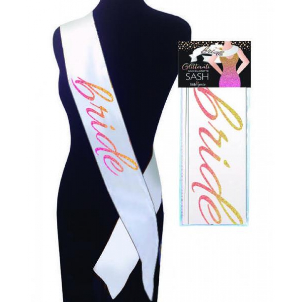 Glitterati Bride Sash - Party Wear