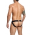 Male Basics Dngeon Chain Jockstrap Black O/s (hanging) - Mens Underwear