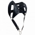 Male Basics Dngeon Croptop Cockring Harness Black O/s - Harnesses