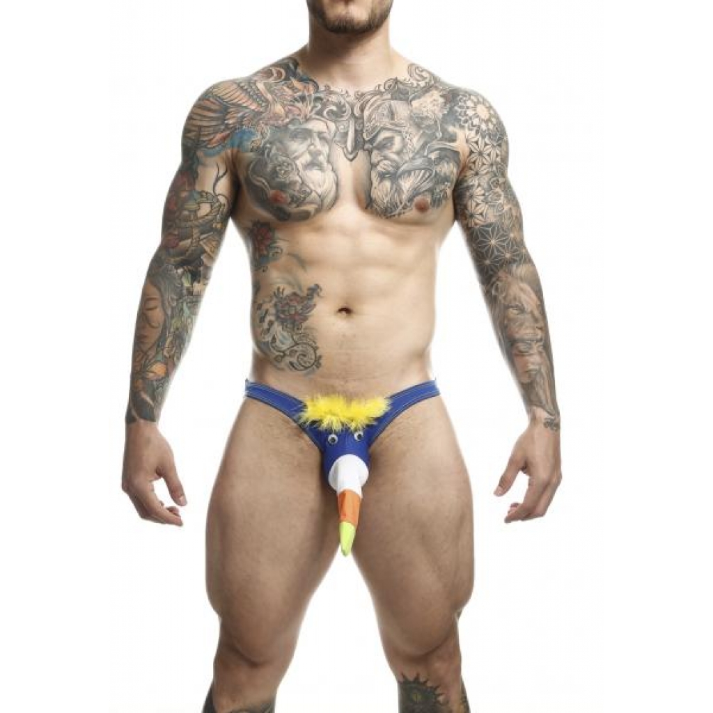 Mob Bikini Toucan Royal Blue Large - Mens Underwear