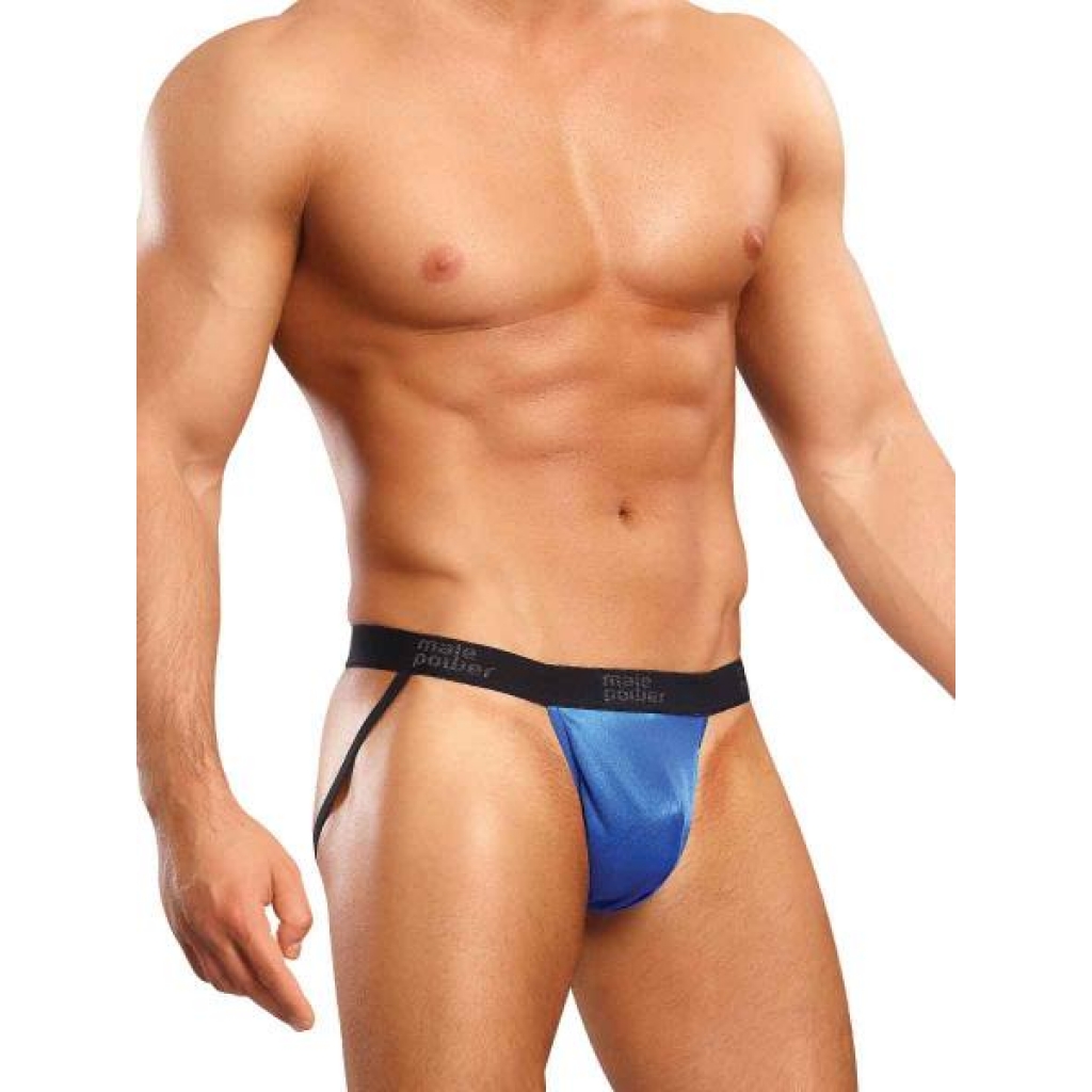 Jock Satin Lycra Royal Blue Small/ Medium - Mens Underwear