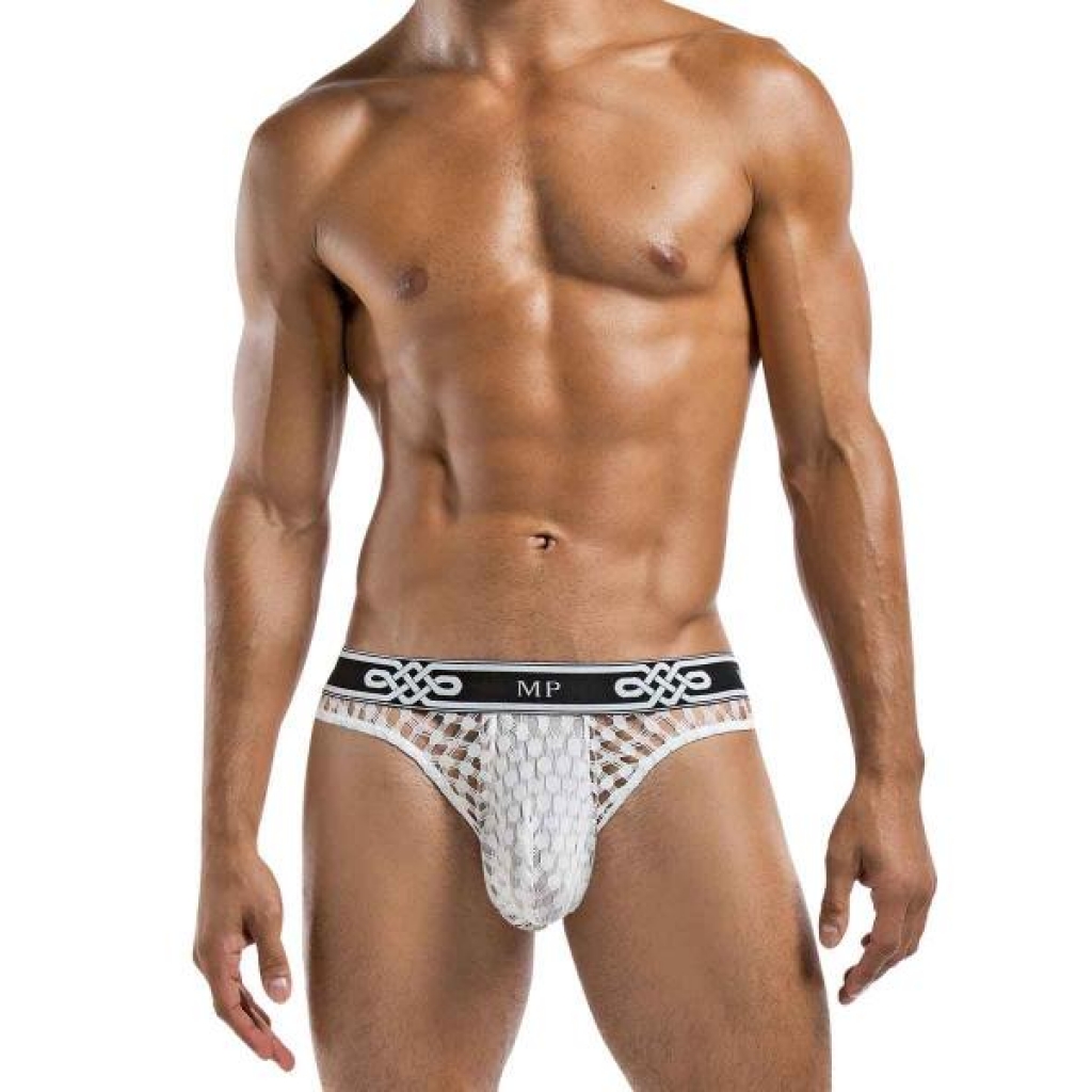 Peep Show Lo Rise Thong - White