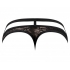 Lucifer Cutout Thong Black S/m - Mens Underwear