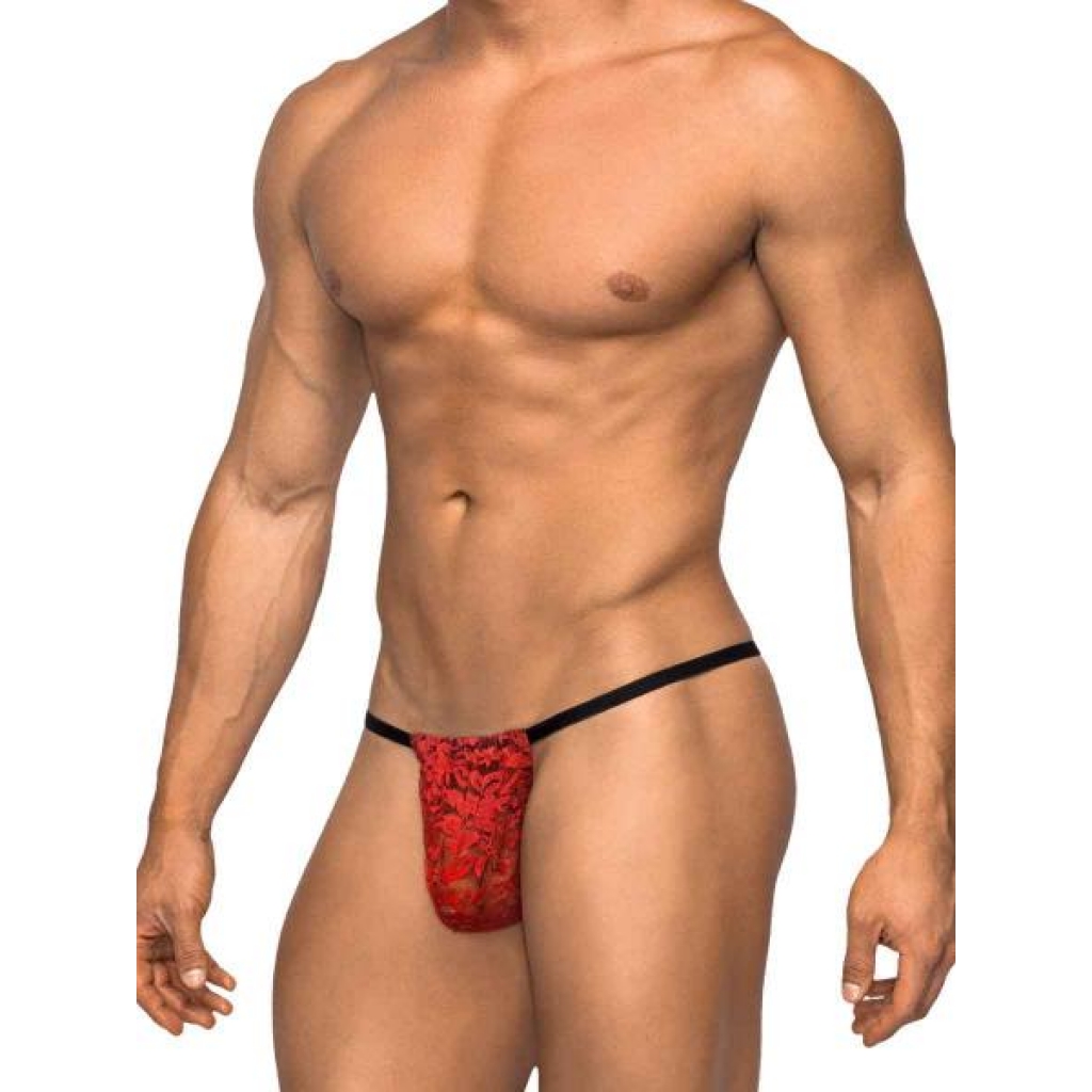 Male Power Posing Strap Stretch Lace