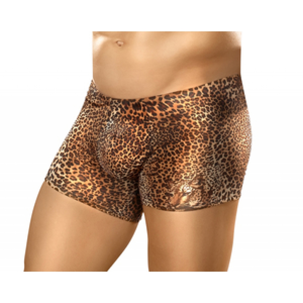 Animal Pouch Short Medium Leopard - Mens Underwear
