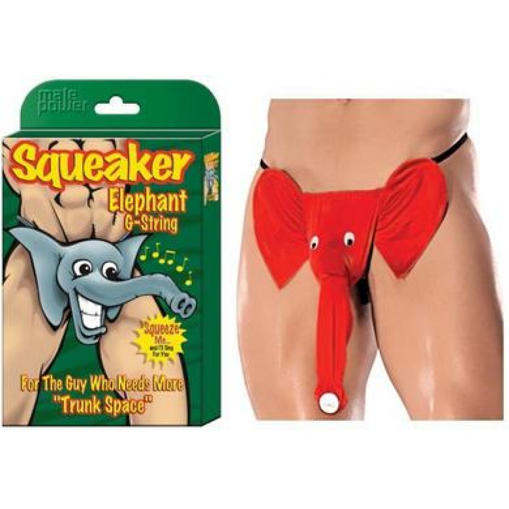 Squeaker Elephant G-String Assorted - Mens Underwear