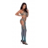 Seamless Catsuit W/ Toe Loops Teal O/s - Bodystockings, Pantyhose & Garters