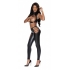 Liquid Onyx Open Vest & Leggings Black L/xl - Bra Sets