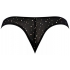 Glitz & Glam Tanga Black L/xl - Babydolls & Slips