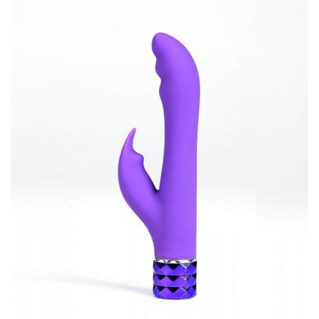 Rechargeable Silicone Rabbit Vibe Hailey Neon Purple - Rabbit Vibrators