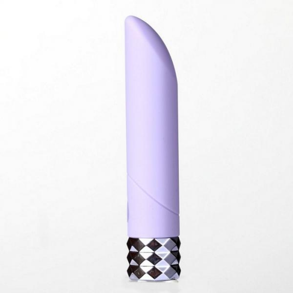 Angel Crystal Gem Supercharged Bullet Vibrator Purple - Bullet Vibrators