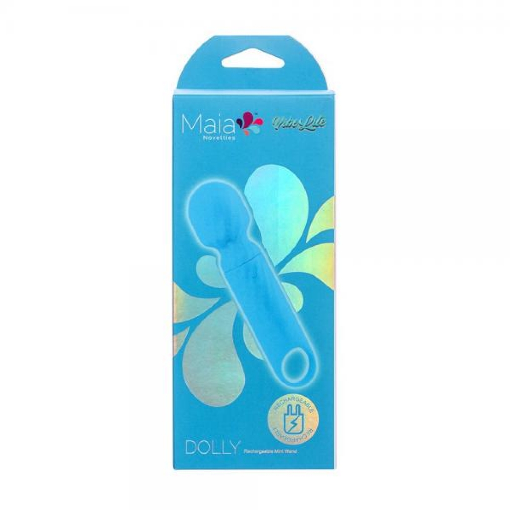 Dolly Blue Silicone Mini Wand Rechargeable - Body Massagers