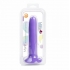 Marin 8 In Posable Silicone Dong Purple - Realistic Dildos & Dongs