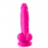 Josi 8 inches Realistic Silicone Dong Purple - Realistic Dildos & Dongs