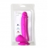Josi 8 inches Realistic Silicone Dong Purple - Realistic Dildos & Dongs