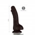 Phoenix 8 inches Realistic Silicone Dong Brown - Realistic Dildos & Dongs